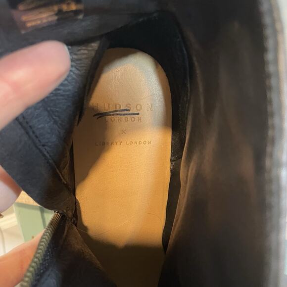 Hudson London Apisi Velvet Ankle Booties 40 Size 9 Portugal Dark Romantic Boho - Picture 8 of 8